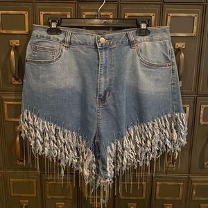 American Bazi Jean Shorts